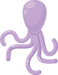 Balloon octopus icon cartoon vector. Air animal. Shape art