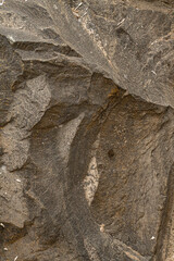 Kamienne tło, żółto szara tekstura, skały. © insomniafoto