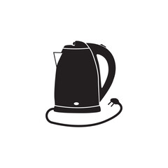 Electric kettle line boiling icon | sign design 