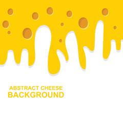 Cheese Background Design Farm Animal Milk Fermented Food Vector