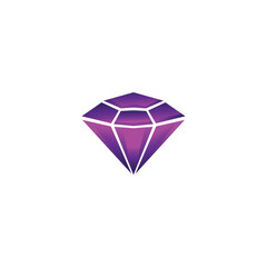 diamond icon logo illustration design vector