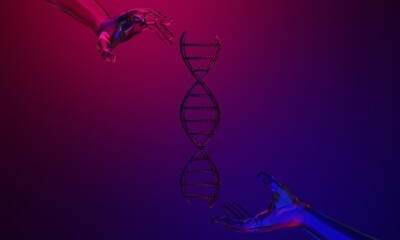 dna human helix molecules cell, research of science biological,man with blood structure genome, 3d illustration rendering
