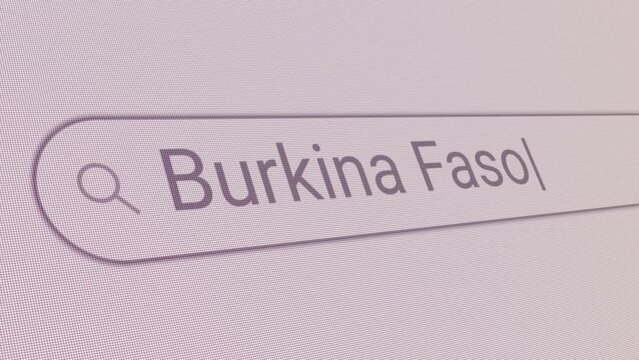 Search Bar Burkina Faso 
Close Up Single Line Typing Text Box Layout Web Database Browser Engine Concept