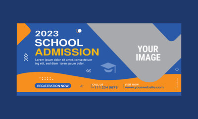 Social media cover and web banner template