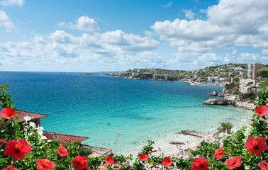 Cala Mayor, beach and resorts, Palma de Mallorca, Spain