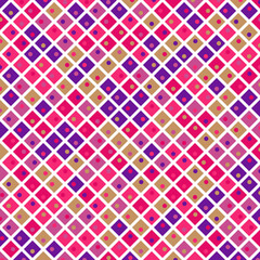 Color Rhombus tile tessellation pattern illustration