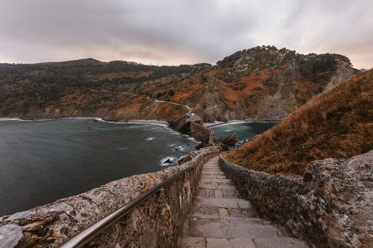 Landscape of the island of San Juan de Gaztelugatxe