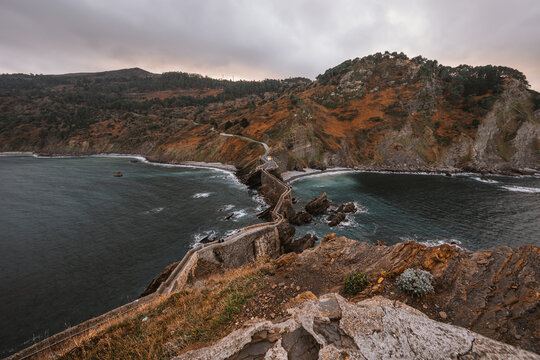 Landscape of the island of San Juan de Gaztelugatxe