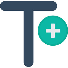 text add Isolated Vector icon which can easily modify or edit

