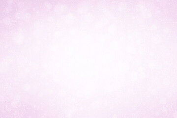 Pink bokeh snowfall light shiny background.  The concept of winter time, Christmas, New Year, Valentine and all celebrations backgrounds. 