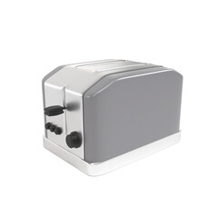 Electric toaster kitchen appliance icon Isolated 3d render Illustration