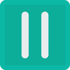 Pause Isolated Vector icon which can easily modify or edit

