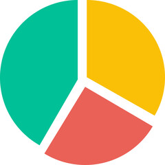  Pie chart Isolated Vector icon which can easily modify or edit

