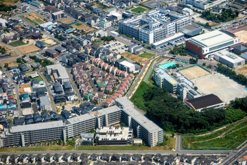 Fototapeta premium さいたま市西区西大宮付近を空撮