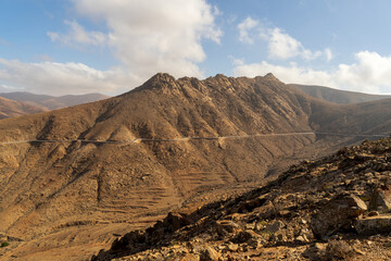 Volcanic Landscape in Fuerteventura