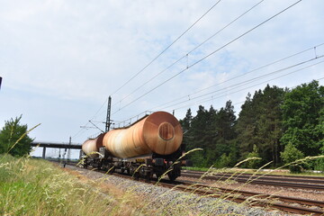 Kesselwagen in Radis