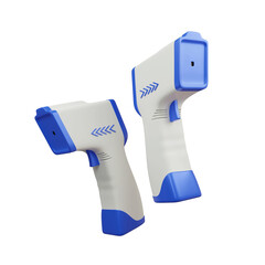 Medical Thermometer icon Isolated 3d render Illustration