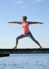 Fototapeta premium Training am See