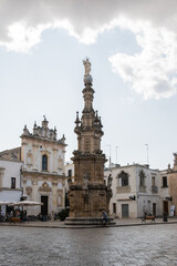 Obraz premium Apulia, Italy. View of Nardo. Baroque towns of Apulia. Ancient Nardo