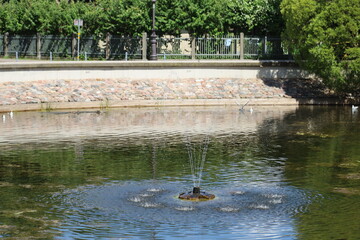 fountain in the park