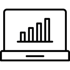 Online Bar Chart Icon