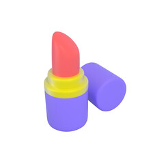 Cosmetic Lipstick icon Isolated 3d render Illustration