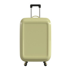 Travel Luggage Icon Isolated 3d Render Illustration