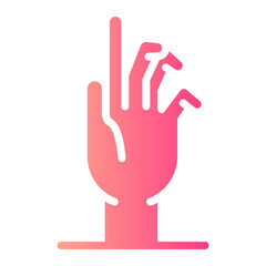 Obraz premium zombie gradient icon