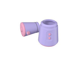 Mixer Blender Icon Isolated 3d render Illustration