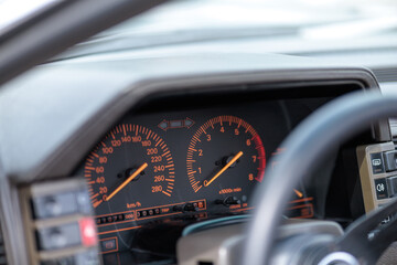 dashboard, car interior
