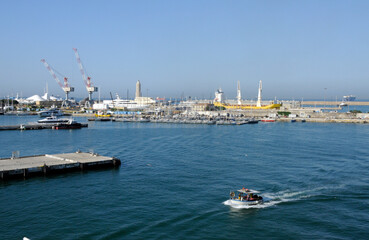 Der Hafen in Livorno 