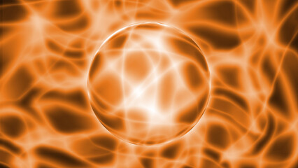 fire ball energy flame light