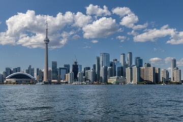 Fototapeta na wymiar City skyline from Toronto Canada.