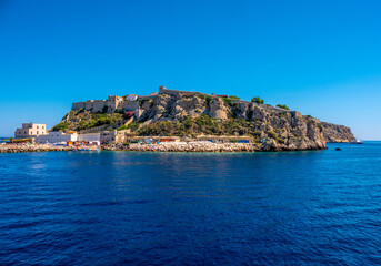Fototapeta na wymiar Isole Tremiti island of San Nicola in Gargano Apulia - Italy