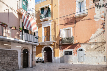Bari view of south italian heritage site. Cityscape of a unique Mediterranean jewel.