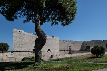 Barletta, Apulia - castle. Landscape and architecture, of southern Italy. view of south italian...