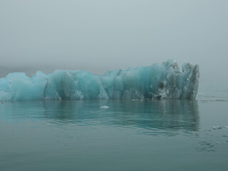 Iceberg from a melting glacier in the arctic. The icy landscape of the arctic nature.
Concept for...