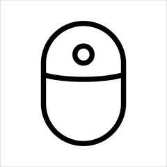 Mouse icon vector template illustration