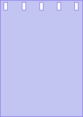 cute blank paper planner, journal, reminder, notes, checklist, memo, notepad, banner decoration