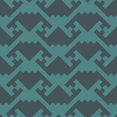 Seamless pattern. Geometrical ornament. Mosaics backdrop. Tiles wallpaper. Ethnic motif. Geometric background. Digital paper. Ethnical textile print. Abstract web design. Vector art work