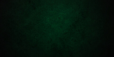 Backdrop Vintage green stone grunge concrete cement blackboard chalkboard wall floor texture. Black anthracite dark green grunge old texture panorama backdrop background.