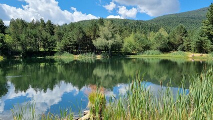 Etang de l'Olive, Formiguères.Pyrénées Orientales, France
