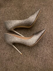 black and white shoes