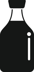 Gmo drink icon simple vector. Dna food