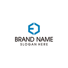 Letter ce logo design