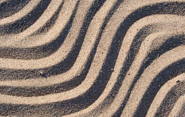 Wavy pattern of natural beach sand background for summer designs