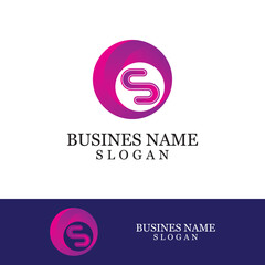 Business corporate S letter logo