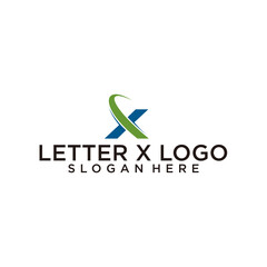 Letter X logo design