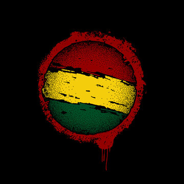 Bloody Flag Bolivia Iconic Style