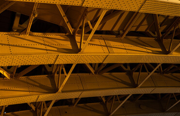 Obraz premium Margaret bridge in Budapest Hungary